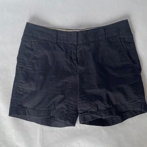 Navy J.Crew Broken In Shorts